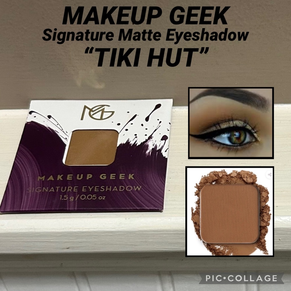 NWT Full Size MAKEUP GEEK Signature Matte Square Eyeshadow “TIKI HUT”